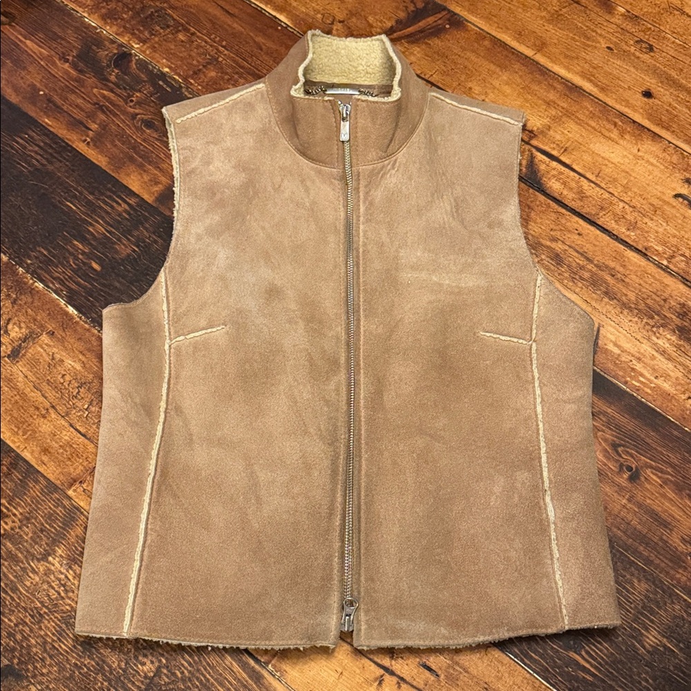Michael Kors Tan Suede Vest size medium